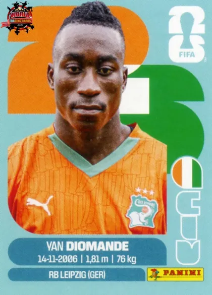 CIV18 Yan Diomande Panini World Cup 2026 2026 CIV18 Yan Diomande Panini World Cup 2026 2026