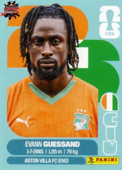 CIV19 Evann Guessand Panini World Cup 2026 2026 CIV19 Evann Guessand Panini World Cup 2026 2026