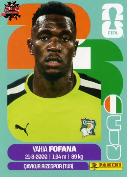 CIV2 Yahia Fofana Panini World Cup 2026 2026 CIV2 Yahia Fofana Panini World Cup 2026 2026