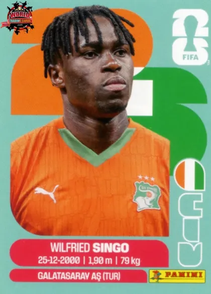CIV4 Wilfried Singo Panini World Cup 2026 2026 CIV4 Wilfried Singo Panini World Cup 2026 2026