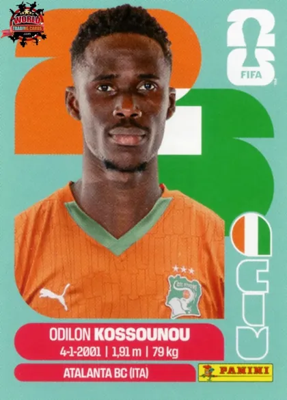 CIV5 Odilon Kossounou Panini World Cup 2026 2026 CIV5 Odilon Kossounou Panini World Cup 2026 2026