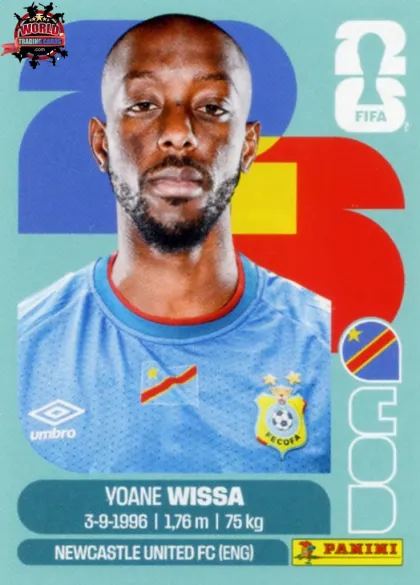 COD16 Yoane Wissa Panini World Cup 2026 2026 COD16 Yoane Wissa Panini World Cup 2026 2026