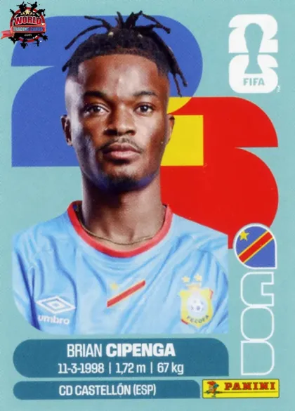 COD17 Brian Cipenga Panini World Cup 2026 2026 COD17 Brian Cipenga Panini World Cup 2026 2026