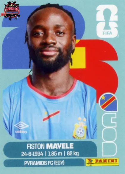 COD18 Fiston Mayele Panini World Cup 2026 2026 COD18 Fiston Mayele Panini World Cup 2026 2026
