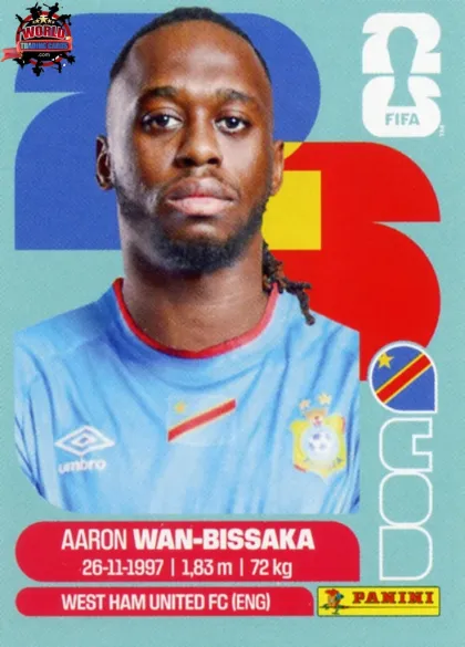 COD3 Aaron Wan-Bissaka Panini World Cup 2026 2026 COD3 Aaron Wan-Bissaka Panini World Cup 2026 2026