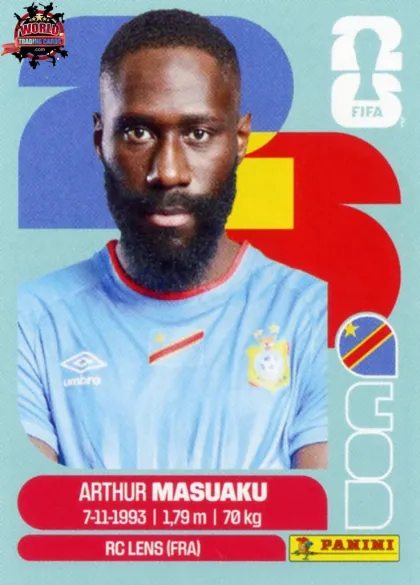 COD5 Arthur Masuaku Panini World Cup 2026 2026 COD5 Arthur Masuaku Panini World Cup 2026 2026