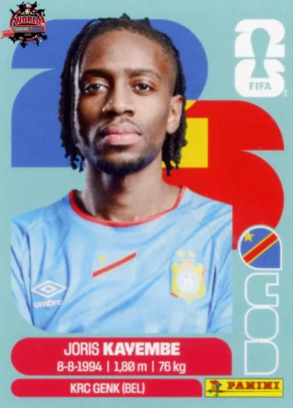 COD7 Joris Kayembe Panini World Cup 2026 2026 COD7 Joris Kayembe Panini World Cup 2026 2026