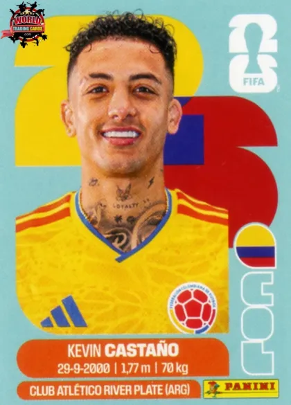 COL11 Kevin Castaño Panini World Cup 2026 2026 COL11 Kevin Castaño Panini World Cup 2026 2026