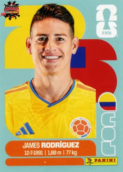 COL14 James Rodriguez Panini World Cup 2026 2026 COL14 James Rodriguez Panini World Cup 2026 2026