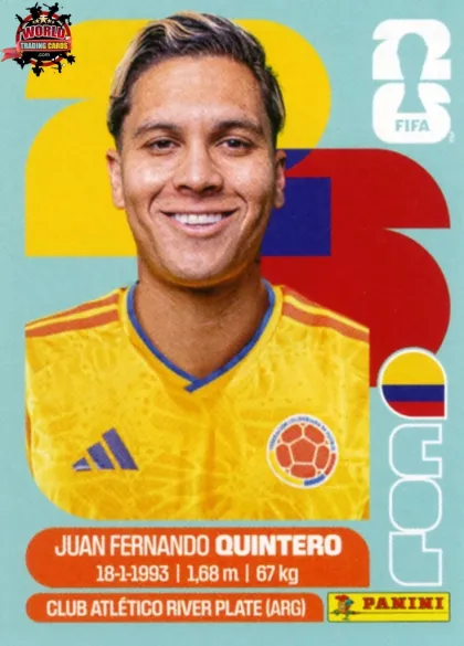 COL15 Juan Fernando Quintero Panini World Cup 2026 2026 COL15 Juan Fernando Quintero Panini World Cup 2026 2026