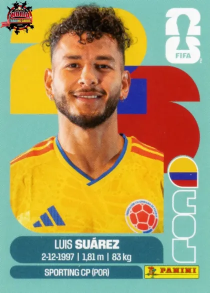 COL19 Luis Suarez Panini World Cup 2026 2026 COL19 Luis Suarez Panini World Cup 2026 2026