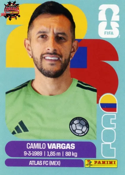COL2 Camilo Vargas Panini World Cup 2026 2026 COL2 Camilo Vargas Panini World Cup 2026 2026