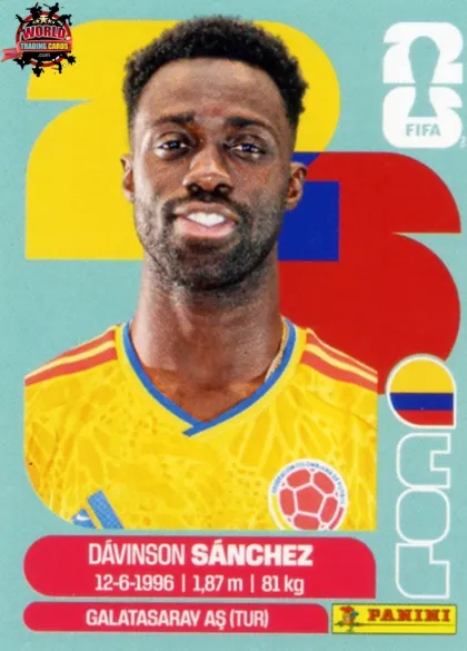 COL4 Dávinson Sánchez Panini World Cup 2026 2026 COL4 Dávinson Sánchez Panini World Cup 2026 2026