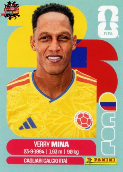 COL5 Yerry Mina Panini World Cup 2026 2026 COL5 Yerry Mina Panini World Cup 2026 2026