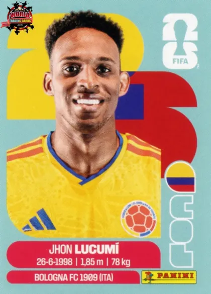 COL8 Jhon Lucumí Panini World Cup 2026 2026 COL8 Jhon Lucumí Panini World Cup 2026 2026