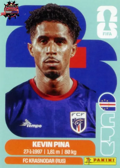 CPV10 Kevin Pina Panini World Cup 2026 2026 CPV10 Kevin Pina Panini World Cup 2026 2026