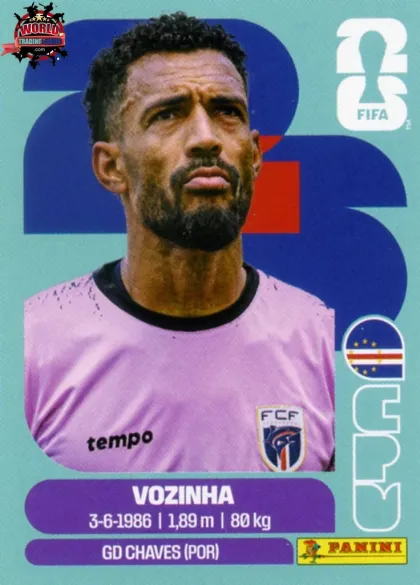 CPV2 Vozinha Panini World Cup 2026 2026 CPV2 Vozinha Panini World Cup 2026 2026