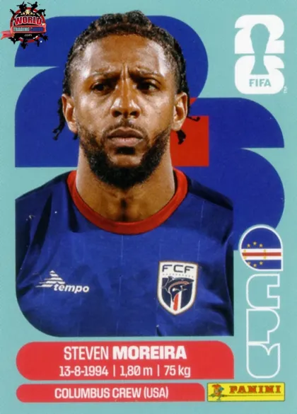 CPV6 Steven Moreira Panini World Cup 2026 2026 CPV6 Steven Moreira Panini World Cup 2026 2026