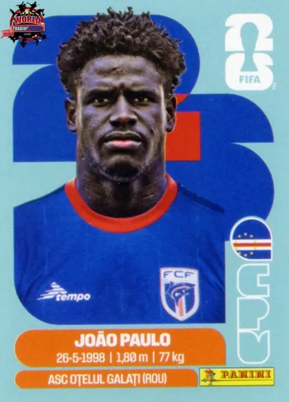 CPV8 Joao Paulo Panini World Cup 2026 2026 CPV8 Joao Paulo Panini World Cup 2026 2026
