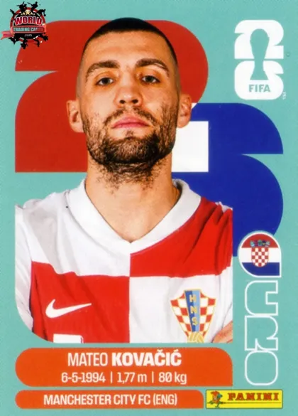 CRO10 Mateo Kovacic Panini World Cup 2026 2026 CRO10 Mateo Kovacic Panini World Cup 2026 2026