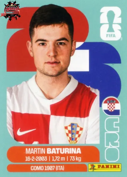 CRO11 Martin Baturina Panini World Cup 2026 2026 CRO11 Martin Baturina Panini World Cup 2026 2026