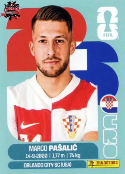 CRO17 Marco Pasalic Panini World Cup 2026 2026 CRO17 Marco Pasalic Panini World Cup 2026 2026