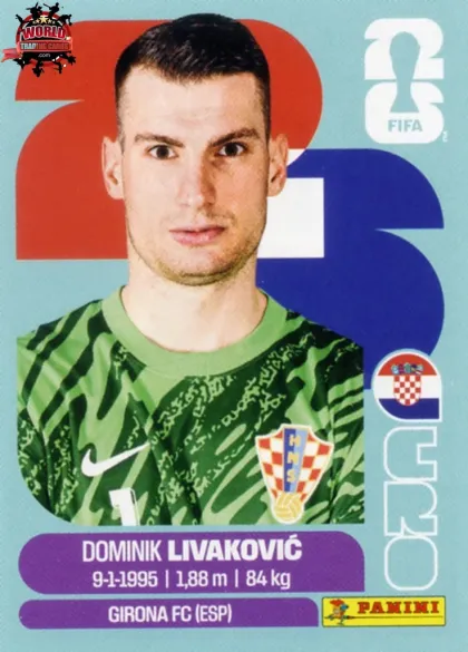 CRO2 Dominik Livaković Panini World Cup 2026 2026 CRO2 Dominik Livaković Panini World Cup 2026 2026