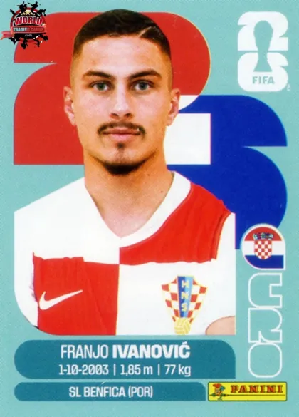 CRO20 Franjo Ivanovic Panini World Cup 2026 2026 CRO20 Franjo Ivanovic Panini World Cup 2026 2026