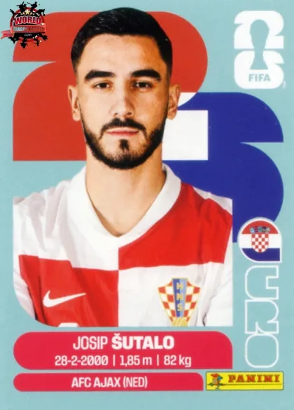 CRO7 Josip Sutalo Panini World Cup 2026 2026 CRO7 Josip Sutalo Panini World Cup 2026 2026