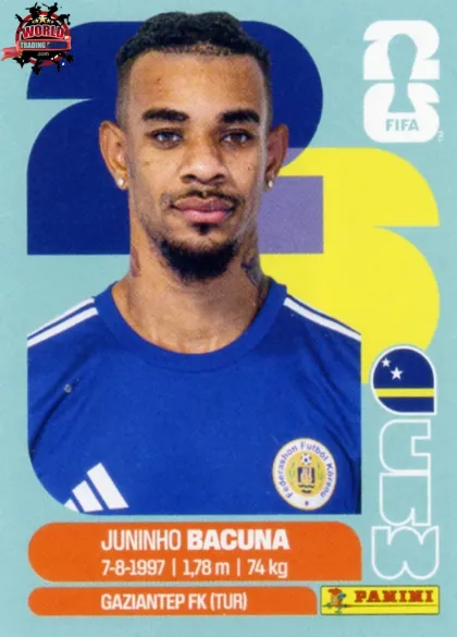 CUW11 Juninho Bacuna Panini World Cup 2026 2026 CUW11 Juninho Bacuna Panini World Cup 2026 2026