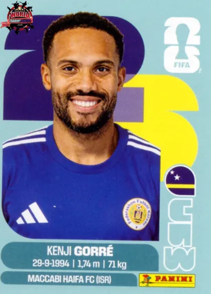 CUW15 Kenji Gorre Panini World Cup 2026 2026 CUW15 Kenji Gorre Panini World Cup 2026 2026