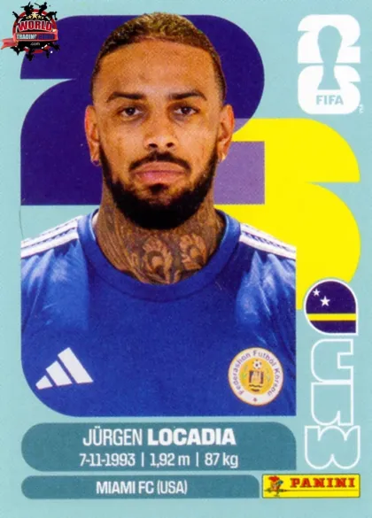 CUW17 Jurgen Locadia Panini World Cup 2026 2026 CUW17 Jurgen Locadia Panini World Cup 2026 2026