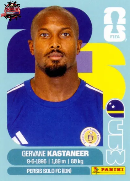CUW19 Gervane Kastaneer Panini World Cup 2026 2026 CUW19 Gervane Kastaneer Panini World Cup 2026 2026