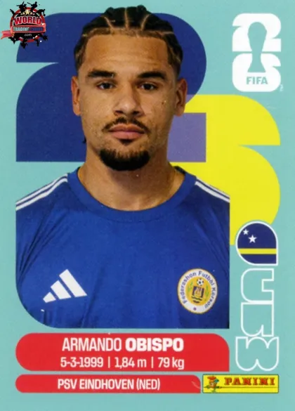 CUW3 Armando Obispo Panini World Cup 2026 2026 CUW3 Armando Obispo Panini World Cup 2026 2026