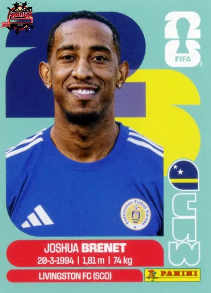 CUW6 Joshua Brenet Panini World Cup 2026 2026 CUW6 Joshua Brenet Panini World Cup 2026 2026