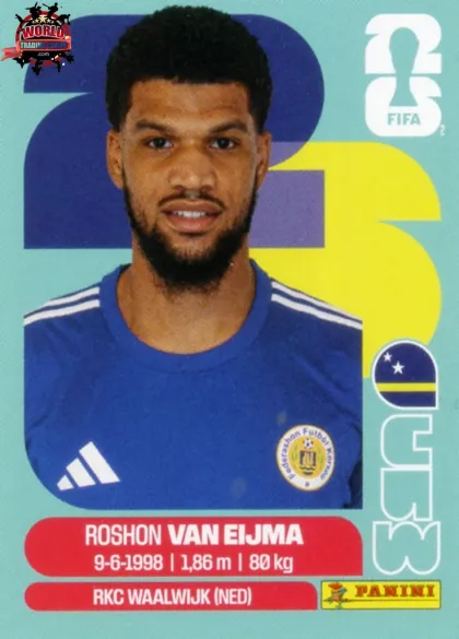 CUW7 Roshon Van Eijma Panini World Cup 2026 2026 CUW7 Roshon Van Eijma Panini World Cup 2026 2026