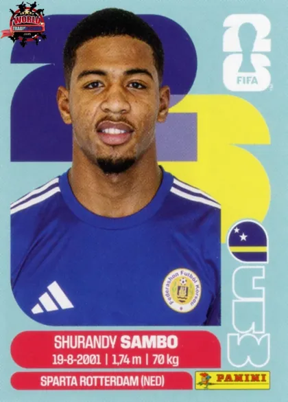 CUW8 Shurandy Sambo Panini World Cup 2026 2026 CUW8 Shurandy Sambo Panini World Cup 2026 2026