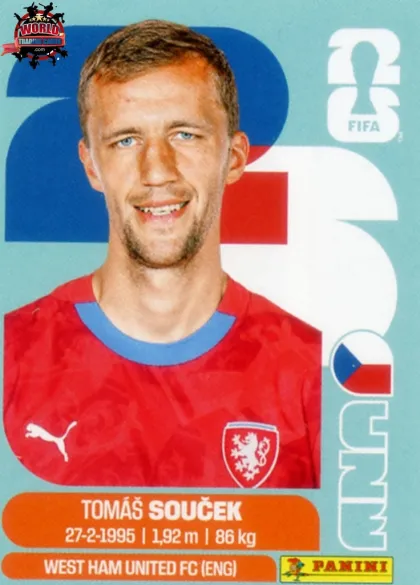 CZE12 Tomas Soucek Panini World Cup 2026 2026 CZE12 Tomas Soucek Panini World Cup 2026 2026