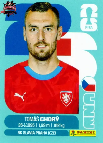 CZE17 Tomas Chory Panini World Cup 2026 2026 CZE17 Tomas Chory Panini World Cup 2026 2026