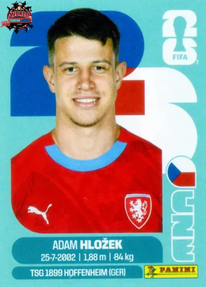 CZE19 Adam Hlozek Panini World Cup 2026 2026 CZE19 Adam Hlozek Panini World Cup 2026 2026