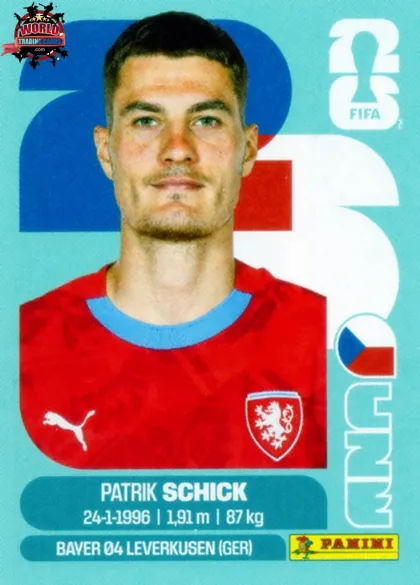 CZE20 Patrik Schick Panini World Cup 2026 2026 CZE20 Patrik Schick Panini World Cup 2026 2026