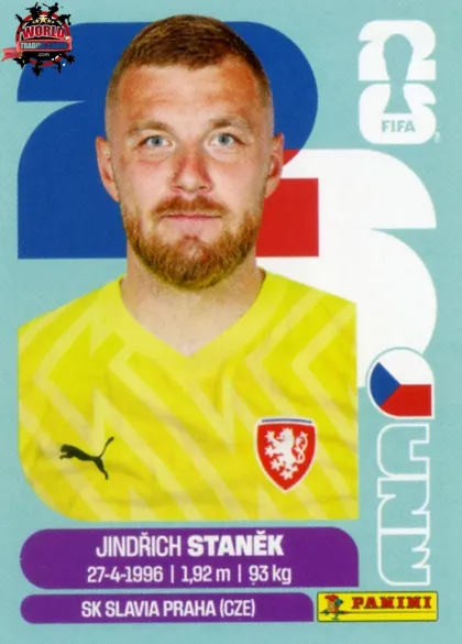 CZE3 Jindrich Stanek Panini World Cup 2026 2026 CZE3 Jindrich Stanek Panini World Cup 2026 2026