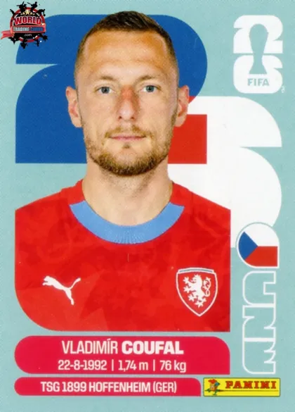 CZE5 Vladimir Coufal Panini World Cup 2026 2026 CZE5 Vladimir Coufal Panini World Cup 2026 2026