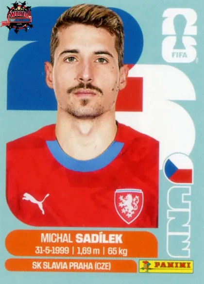 CZE9 Michal Sadilek Panini World Cup 2026 2026 CZE9 Michal Sadilek Panini World Cup 2026 2026
