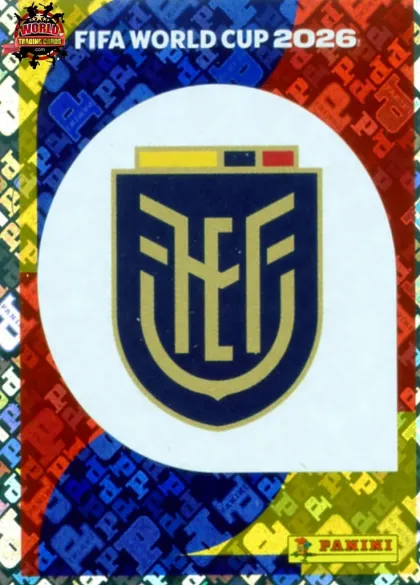 ECU1 Emblem Panini World Cup 2026 2026 ECU1 Emblem Panini World Cup 2026 2026