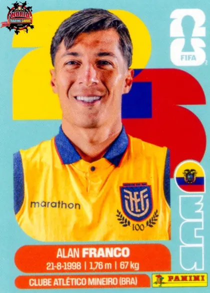 ECU10 Alan Franco Panini World Cup 2026 2026 ECU10 Alan Franco Panini World Cup 2026 2026