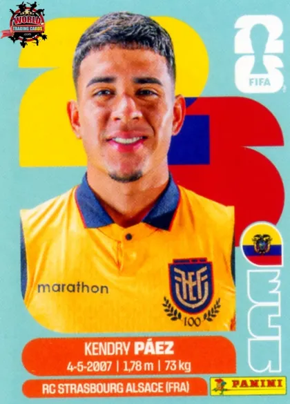 ECU11 Kendry Paez Panini World Cup 2026 2026 ECU11 Kendry Paez Panini World Cup 2026 2026