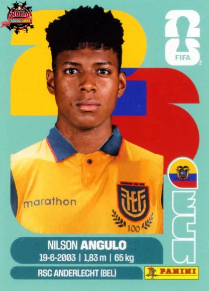 ECU17 Nilson Angulo Panini World Cup 2026 2026 ECU17 Nilson Angulo Panini World Cup 2026 2026