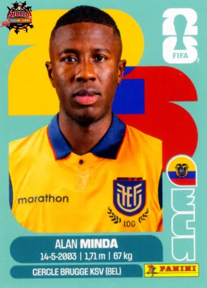 ECU18 Alan Minda Panini World Cup 2026 2026 ECU18 Alan Minda Panini World Cup 2026 2026