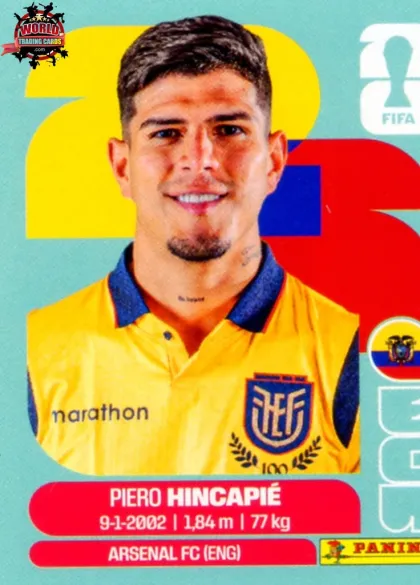 ECU4 Piero Hincapié Panini World Cup 2026 2026 ECU4 Piero Hincapié Panini World Cup 2026 2026
